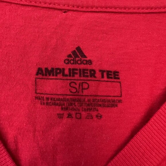 Adidas Red Amplifier Tee S - Picture 2 of 2
